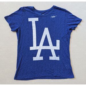 VINTAGE 2012 Nike LA Dodgers Cooperstown Collection Burnout Tee - Women's XL